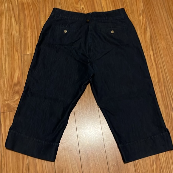 Lee Jeans Women Just Below The Waist Capri shorts Stretch Denim Cotton 12 Medium - Picture 11 of 11